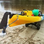 Railblaza C-TUG Transportwagen / Slipwagen für Kayaks und Kanus im Sand