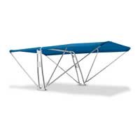 Bimini-Tops mit Gerätegträger
