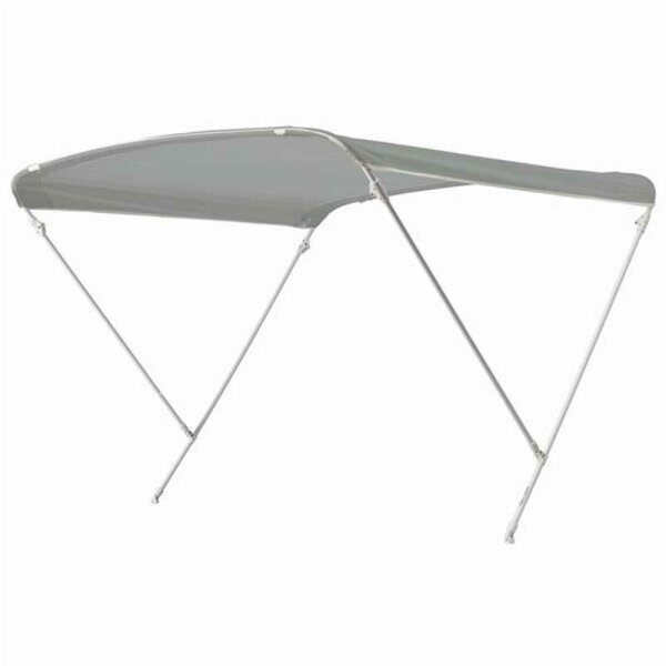 Bimini-Top ELEGANCE with 2 arches / height 115 cm - width 110 cm silver