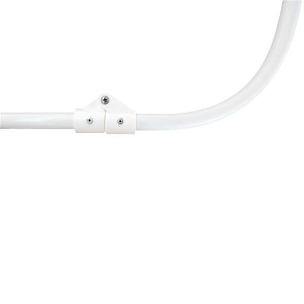 Bimini-Top / Sonnenverdeck ELEGANCE mit 2 Bögen / Höhe 115 cm - Breite 110 cm grau