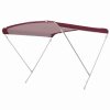 Bimini-Top ELEGANCE with 2 arches / height 115 cm - width 130 cm red
