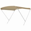 Bimini-Top / Sonnenverdeck ELEGANCE mit 2 Bögen / Höhe 115 cm - Breite 150 cm beige