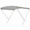 Bimini-Top ELEGANCE with 2 arches / height 140 cm - width 170 cm grey