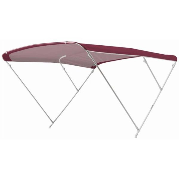 Bimini-Top ELEGANCE with 3 arches / height 115 cm - width 150 cm red
