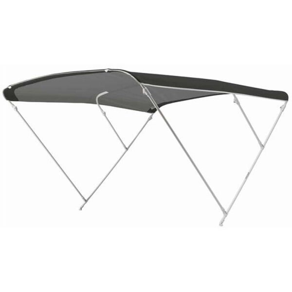 Bimini-Top / Sonnenverdeck ELEGANCE mit 3 Bögen / Höhe 115 cm - Breite 150 cm schwarz