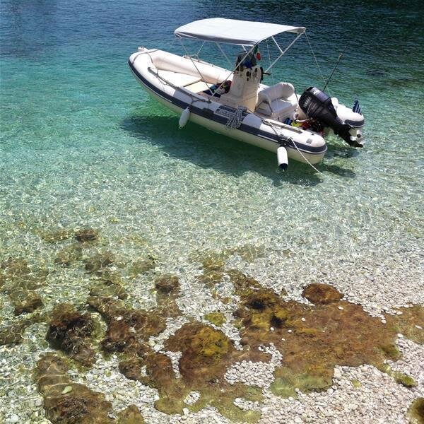 Bimini-Top / Sonnenverdeck ELEGANCE mit 3 Bögen / Höhe 140 cm - Breite 200 cm grau