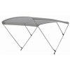 Bimini-Top / Sonnenverdeck SPORT mit 4 Bögen / Höhe 140 cm - Breite 150 cm grau