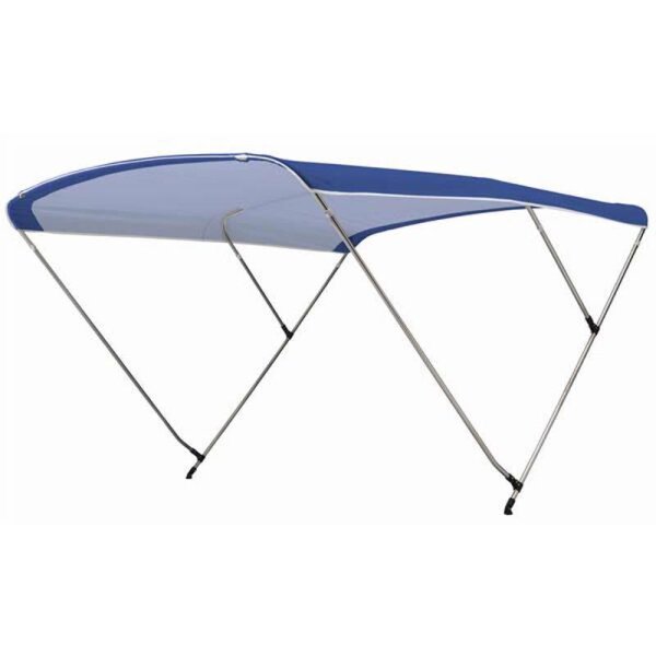 Bimini-Top / Sonnenverdeck SPORT mit 4 Bögen / Höhe 140 cm - Breite 170 cm lagune