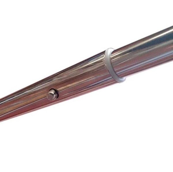 Bimini-Top / Sonnenverdeck JOLLY für Geräteträger / Roll-Bar "GOMMONE" Breite 145 cm - silber