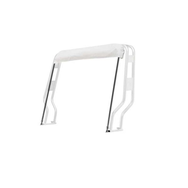 Bimini-Top / Sonnenverdeck JOLLY für Geräteträger / Roll-Bar "GOMMONE" Breite 155 cm - weiß