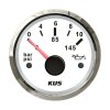 KUS oil pressure gauge 0-5 bar - white