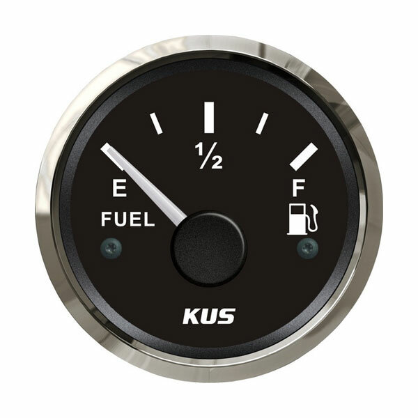 KUS analog fuel level gauge - black