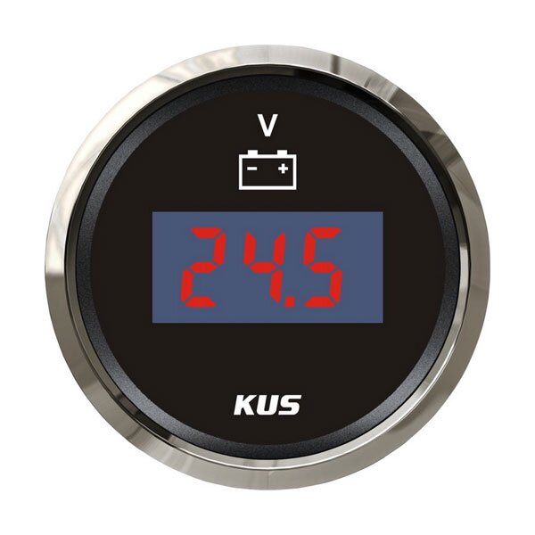 KUS Digital LCD Voltmeter / Battery Gauge