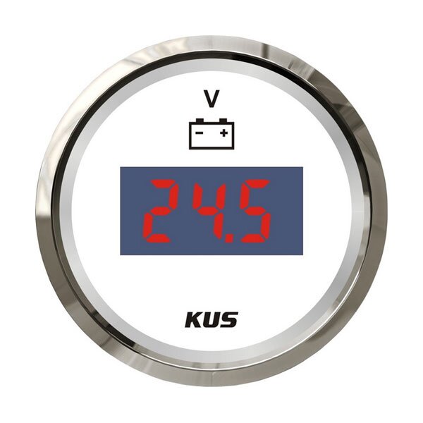KUS Digital LCD Voltmeter / Battery Gauge