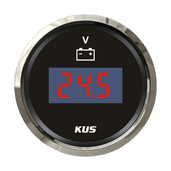 KUS digital Voltmeter - black