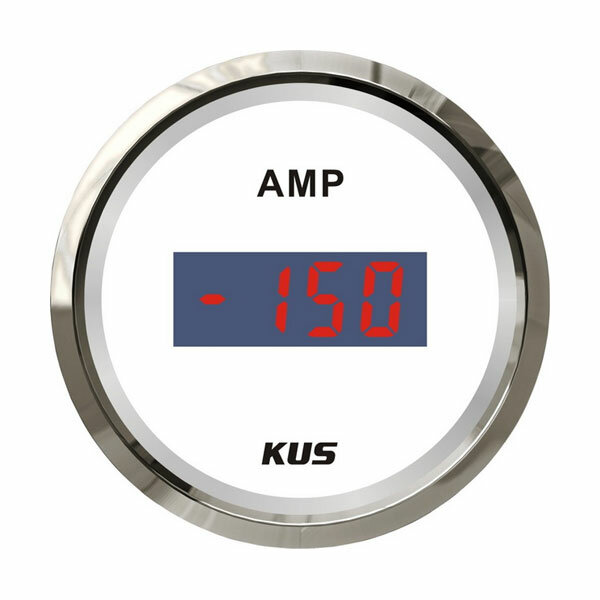 KUS Amperemeter (digital) +/- 80 A - weiß
