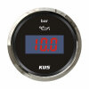 KUS digital oil pressure gauge 0-5 bar - black