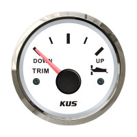 KUS Trim-Anzeige (horizontal) - wei&szlig;
