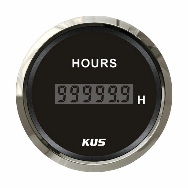 KUS LCD hourmeter - black