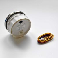 KUS Tachometer with hourmeter for inboards 0-3000 rpm - white