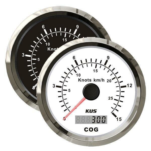 KUS GPS Speedometer mit Anzeige für Geschwindigkeit und Kurs