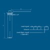 KUS NIRO-Geber Modell S3H für Fäkalien- und Abwassertanks 20 cm