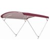 Bimini-Top / Sonnenverdeck CHIC mit 3 Bögen / Höhe 95 cm - Breite 185 cm rot