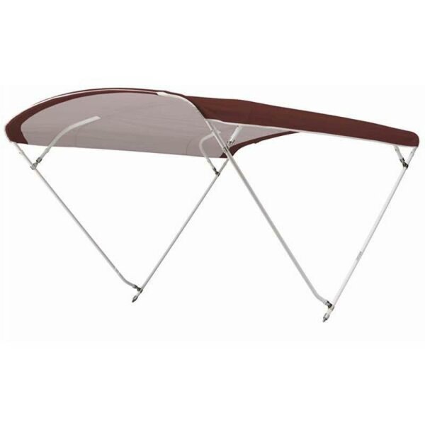 Bimini-Top CHIC with 3 arches / height 95 cm - width 185 cm bordeaux