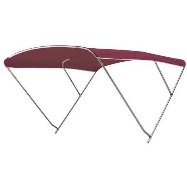 Bimini-Top / Sonnenverdeck ROYAL mit 3 Bögen Höhe 115 cm - Breite 185 cm - Crimson Red (P015)