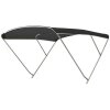 Bimini-Top ROYAL with 3 arches / height 115 cm - width 185 cm - Jet Black (5032)