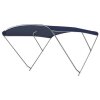 Bimini-Top / Sonnenverdeck ROYAL mit 3 Bögen Höhe 140 cm - Breite 215 cm -  Marine blue (5031)