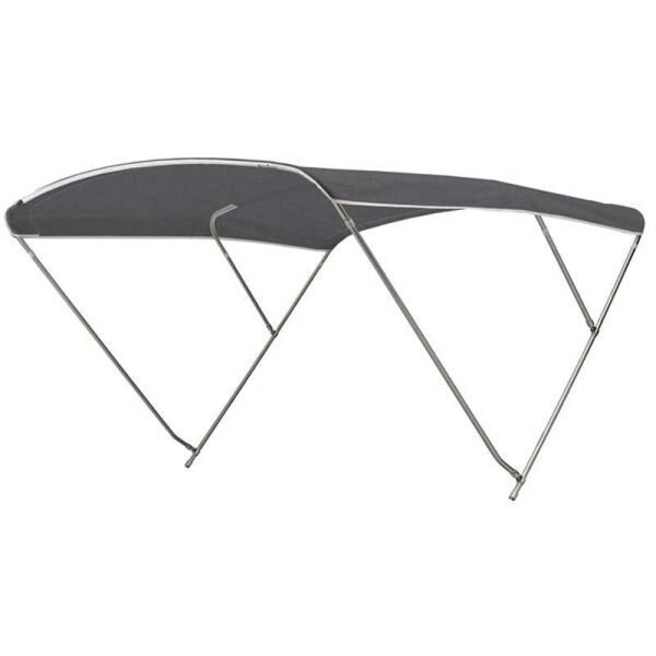 Bimini-Top / Sonnenverdeck ROYAL mit 3 Bögen Höhe 140 cm - Breite 230 cm -  Charcoal Grey (5049)