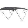 Bimini-Top / Sonnenverdeck ROYAL mit 3 Bögen Höhe 140 cm - Breite 230 cm -  Charcoal Grey (5049)