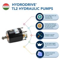 Hydrodrive Hydraulische Lenkung MU75-TF für Innenborder (45 Knoten)