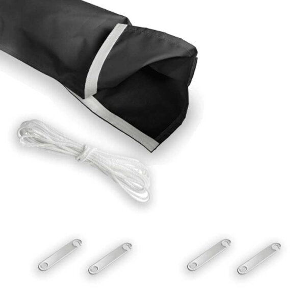 Bimini-Top SPORT PLUS with 4 arches / height 140 cm - width 215 cm grey