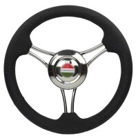 Hydrodrive Steuerrad 16121-VSB - Edelstahl / schwarz...