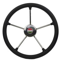 Hydrodrive Steuerrad 16020-VRB 40 - Edelstahl / schwarz...