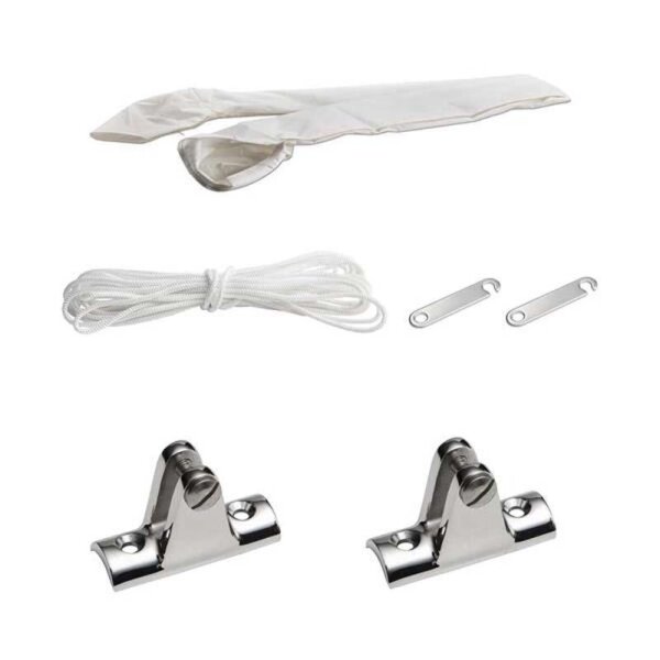 Bimini-Top / Sonnenverdeck UNIVERSAL für Geräteträger / Roll-Bar "BARCA" Breite 170 cm - grau