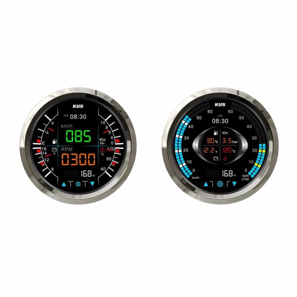 KUS Multifunktionales NMEA 2000 LCD Instrument / Anzeige KMG-42T